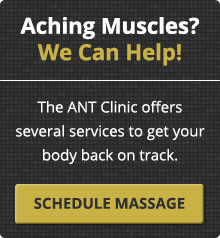 Aching muscles, we can help! Schedule Massage