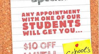 End of School Special – $10 Off With An LMT